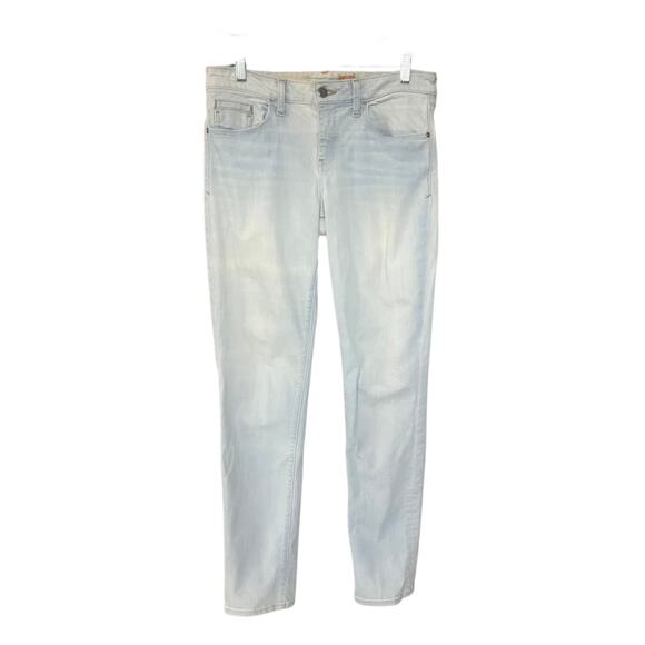 Pilcro & The Letterpress Anthropologie Light Wash Skinny Jeans Size 29 - Picture 1 of 8